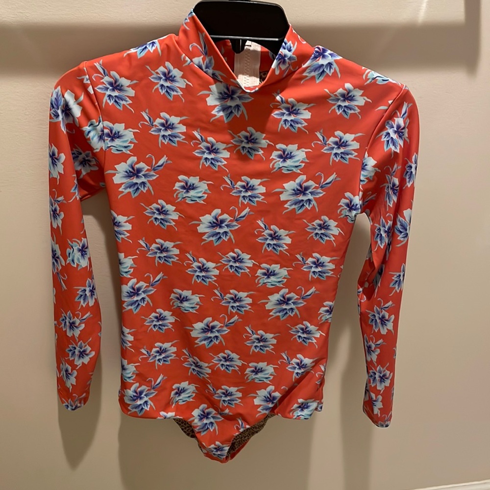 Acacia Ehukai Onesie Rashguard Vintage Aloha size Medium